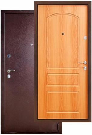 Дверь металлическая Бульдорс "25 лат" 960 * 2050 Правая МДФ орех миланский МДФ орех миланский Б-5