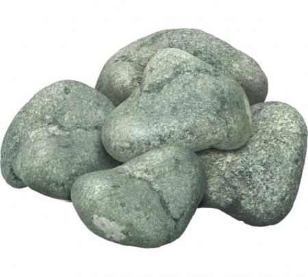 Камень "Хакасский жадеит" колотый, средняя фракция (70-140мм) в коробке 10 кг