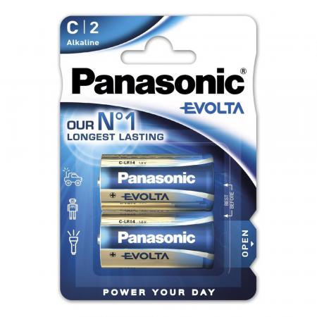 Элемент питания Panasonic LR14 Evolta BL2 (упак)