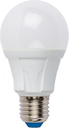 Лампа светодиодная LED-A60-12W/NW/E27/FR PLP01WH ФОРМА "А", матовая, яркая, белый свет 4000К