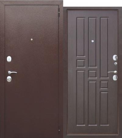 Дверь металлическая ГАРДА 860 * 2050 Правая Венге (внутр. открывание)
