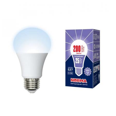 Лампа светодиодная LED-A70-25W/6500К/E27/FR/NR Форма «А», матовая Дневной белый свет 6500К
