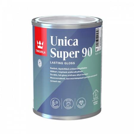 Лак TIKKURILA Unica Super 90 уретанно-алкидный глянцевый 0,9л.