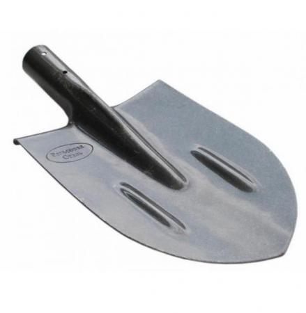Лопата штыковая рельсовая сталь "OKOV" (графит, с ребром жестк.) 