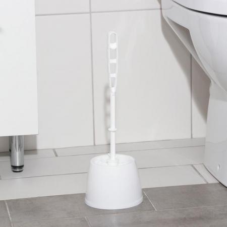 Комплект для туалета БЛЕСК ЭКОНОМ белый 1380120