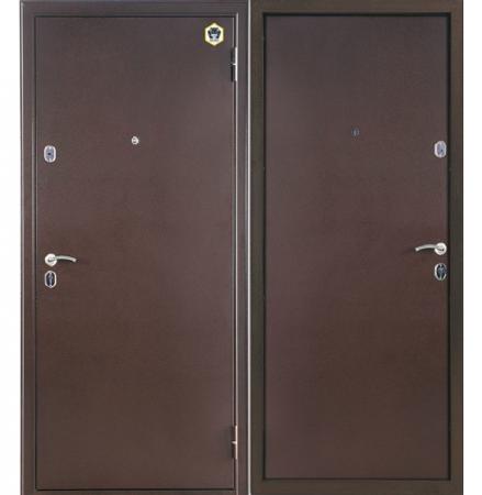Дверь металлическая Бульдорс Steel-23 new 960 * 2050 Правая Медь Медь