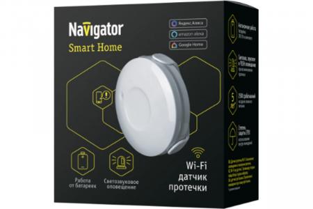 Датчик протечки воды умный 14 549 Smart Home NSH-SNR-W01-WiFi NAVIGATOR 14549