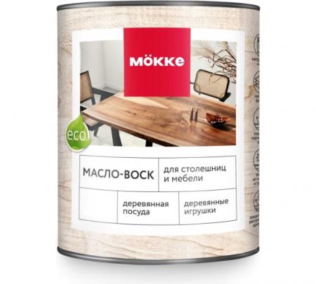 Масло-воск для столешниц и мебели МОККЕ (дуб) 0,4л