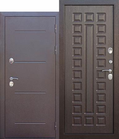 Дверь металлическая Ferroni ISOTERMA 960 * 2050 Правая Медный антик МДФ Венге 