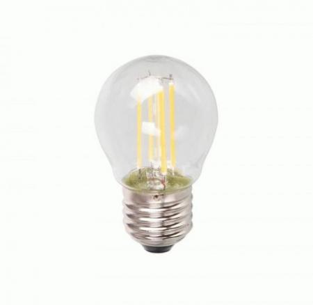 Лампа светодиодная LED-ШАР-deco P45 7Вт E27 230В 4000К 630Лм прозрачная 