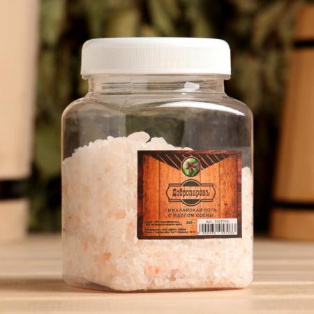 Гималайская красная соль "Добропаровъ" с маслом сосны, 2-5 мм. 300 г 3005703
