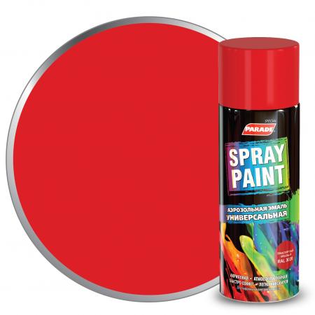Эмаль PARADE Spray Paint аэроз. Рубиново-красный RAL 3003 глянц. 400мл.