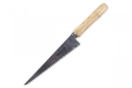 Ножовка SPARTA по гипсокартону 180мм деревянная рукоятка