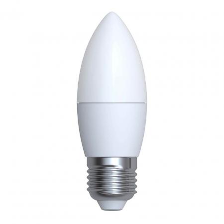 Лампа светодиодная LED-C37-11W/NW/E27/FR/NR Форма «свеча», матовая Белый свет 4000К