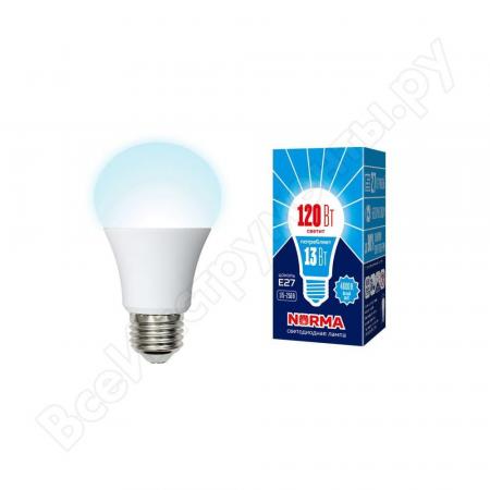 Лампа светодиодная LED-A60-13W/NW/E27/FR/NR Форма «А», матовая Белый свет 4000К