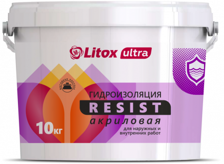 Гидроизоляция акриловая «LITOX ULTRA RESIST» (10кг)