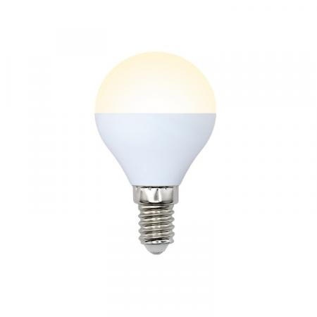 Лампа светодиодная LED-G45-11W/WW/E14/FR/NR Форма «шар», матовая Теплый белый свет 3000К