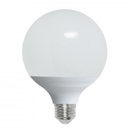 Лампа светодиодная LED-G95-16W/4000K/E27/FR/NR Форма "шар”, матовая Серия Norma. Белый свет (4000К)
